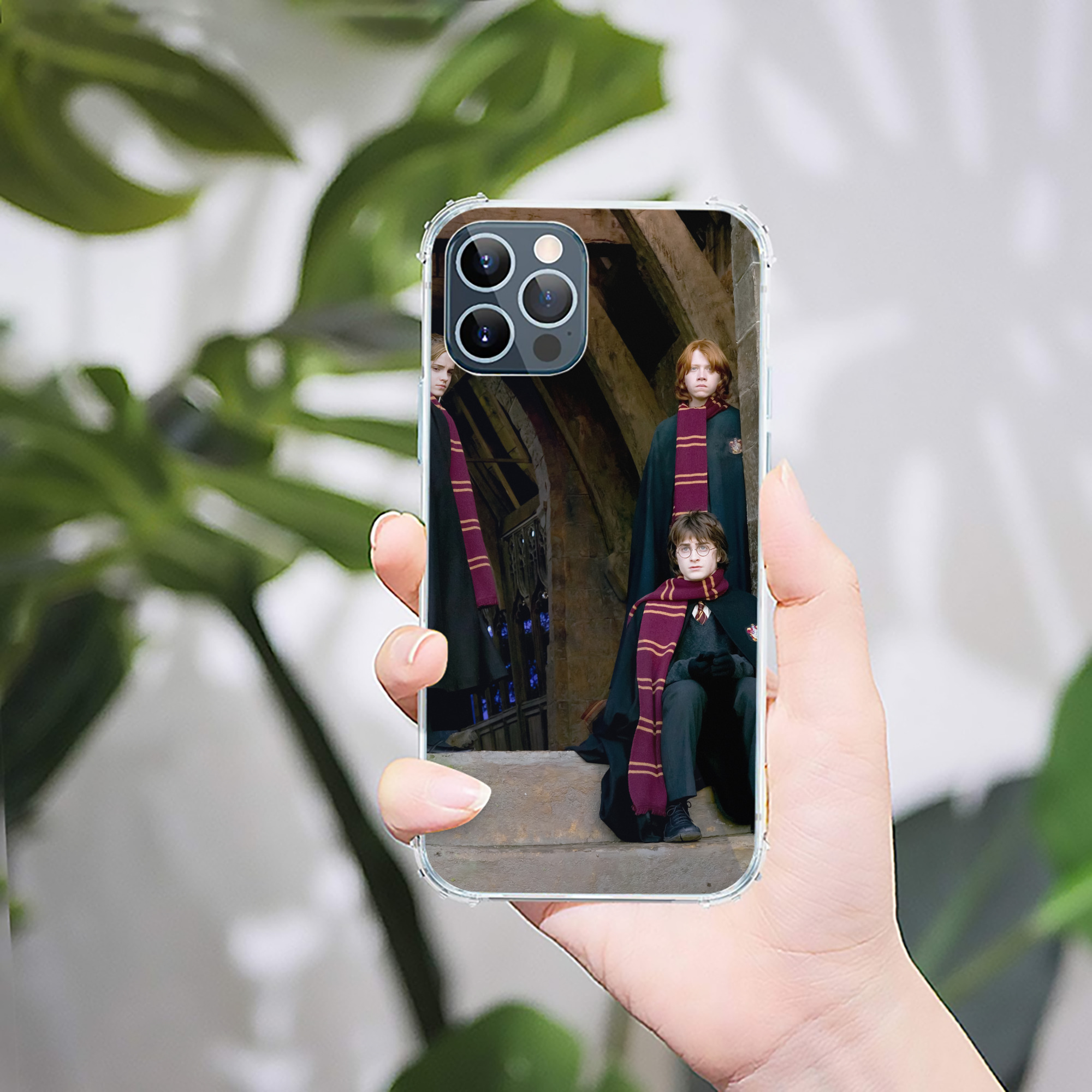 （画像用） Harry Potter ハリー・ポッターシリーズ 【iPhone 12シリーズ対応】透明スマホケース（クリアソフトケース）